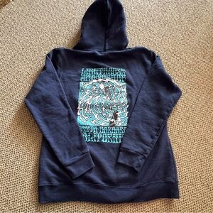 Lighthouse Skate Shop Blue Hoodie-youth large